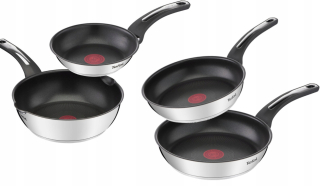 Súprava panvíc - Oceľové indukčné panvice TEFAL Emotion 18/26 24/28