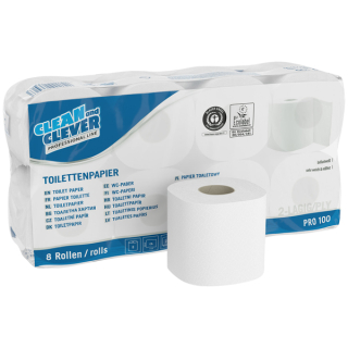 Toaletný papier - Toaletný papier Cleanandclever 40 valčekov