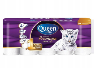 Toaletný papier - Queen Premium Super Soft Toalet