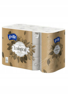Toaletný papier - Grite Ekologický ekologický papier 3W 24 valčekov