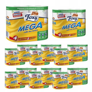 Foxy mega toaletný papier veľký ekonomický balíček