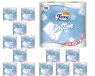 Foxy bavlna 56 valcov toaletný papier