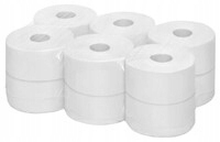 Toaletný papier - Jumbo toaletný papier celulóza 2 palce 80 m 12 valčekov