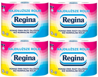Toaletný papier - Toaletný papier Regina pre najdlhšie valčeky 4 = 11 -volčeky