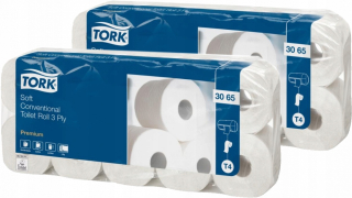 Toaletný papier - Nepotrebný toaletný papier Tork 10 valčekov x 2