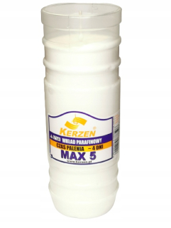 Vložky do sviečok KERZEN MAX 5 (24 kusov), čas: 96 hodín