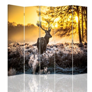 Feedy Screen Deer pri Sunset 180x180 cm