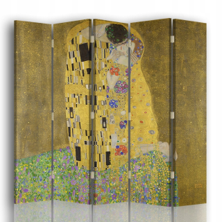 Obrazovka KISS - KLIMT 180x180 (5 panelov)