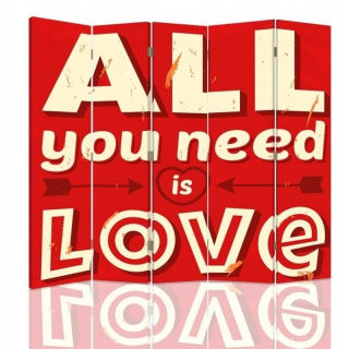 Obrazovka Feby Love 180x180 cm