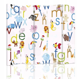 Feby Room Screen Five -Časté dve -prominované plátno Písmená (1384512401200)