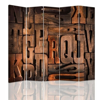Obrazovka Feeby Letters 180x180 cm