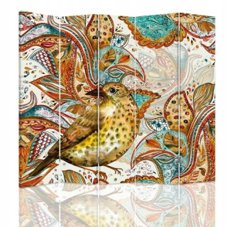 Dvojitá obrazovka Feeba Oriental Bird 180x180 cm