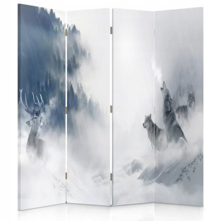Feary Four -Play Room Reproduktor Double -Double Canvas Zvieratá v zime (136412401000)