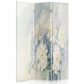 Skríningové biele kvety 3 110x180 cm