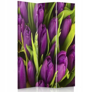 Izbová zástena Feeby Burgundy tulipány 110x180 cm