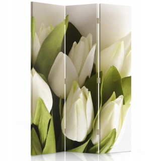 Skríningové biele tulipány 2 110x180 cm