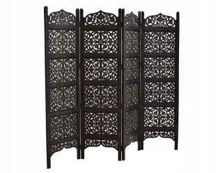 Openwork Colonial Screen Brown 4 Winger
