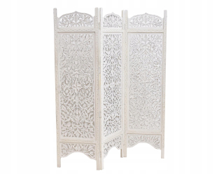 Indická koloniálna obrazovka 3-kolá bielidla
