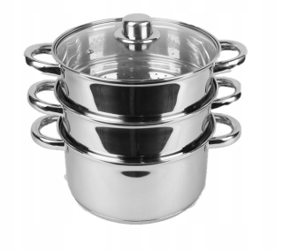 Naparovací hrniec - Varenie v pare hrniec pre dusené filter 24 cm