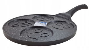 Panvica - Vyprážanie palacinky panvice 26cm smajlíky indukcie
