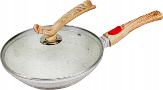 Panvica - Žulový panvica s odnímateľnou rukoväťou 28cm Cream