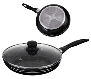Panvica - Panvica mramor Veko 24cm Solid indukcie 766