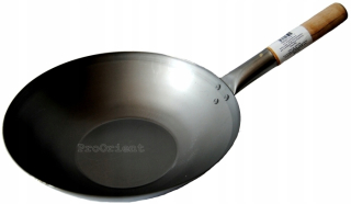 Wok panvica - Panvica wok 13 palcov s plochým dnom čínsky 33cm KK