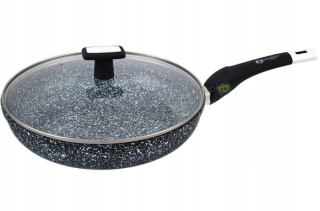 Panvica - Mramor hliník panvica s vekom 24cm