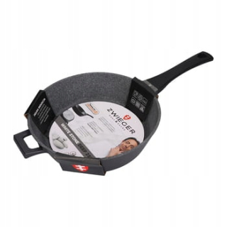 Panvica - Hlboká panvica 28cm Biely kameň Zieger