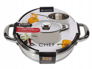 Hrniec, kastrol -  Hlboká Paella Chef Ambition Pan 26cm Coating