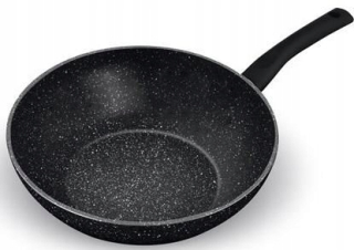 Wok panvica - Wam panvica LAMART Marble LT1144, 28 cm, indukcia