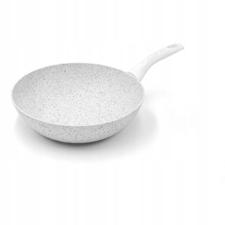 Wok panvica - Wok panvicu s rukoväťou ⌀28cm Stonewhite Bisetti