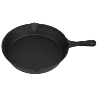 Tradičné liatinové panvice s dĺžkou 25 cm