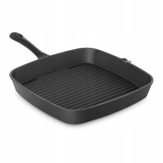 Panvica - Obdĺžnikový liatinový pekáč 24x24cm steak