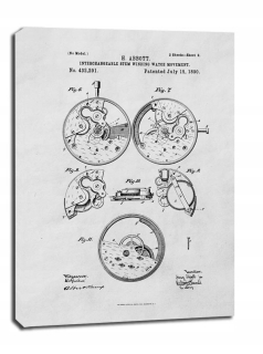 Projekt Patent Watch Watch II z roku 1890 - Obrázok