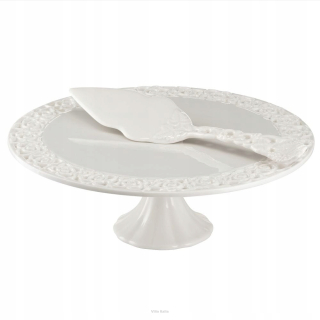 Stojan na tortu, ovocie - Patera Villa Italia Clara Ivory 30 cm