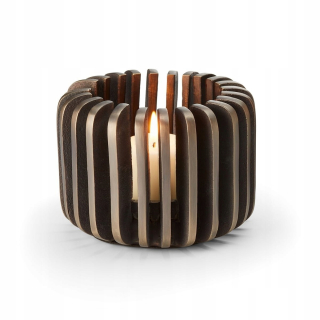 Philippi Bilbao Candlestick Lantern 13 cm hnedá