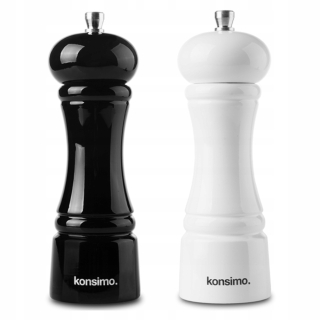 Salt Shaker a Peppermiller Consimo Miloš biely, čierny