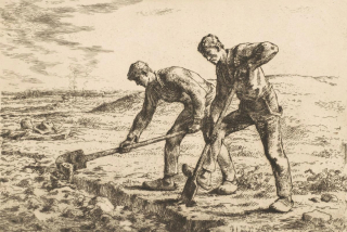 Plagát 60x40 Diggers Jean-Francois Millet Prem
