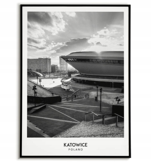 Plagát Katowice bez rámu 60 x 90 cm