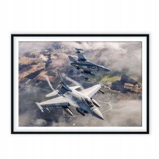 Plagát Hession Polish Paray F-16 70x100 cm