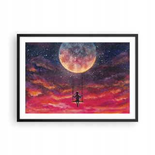 Plagát v čiernom ráme P2BA70X50-5095 Vzdelávacia v rámci 70 x 50 cm