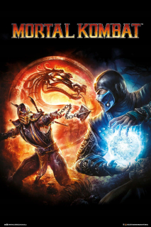 Plagát Mortal Kombat Dokončite ho film, hry bez rámu 61 x 91,5 cm