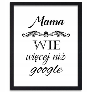 Obrázok Rama Black Mama vie viac ako Google 60x90
