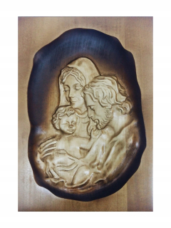 Bas -relief of sv. Rodina 23x33.5 ... - 35752