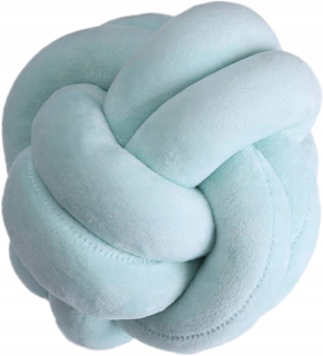 Vankúš - Pletená vankúšová guľa uzol 20 cm
