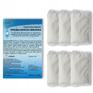Pohlcovač vlhkosti - Odvlhčovač absorbéra vlhkosti - vložte 500 g x 10 ks