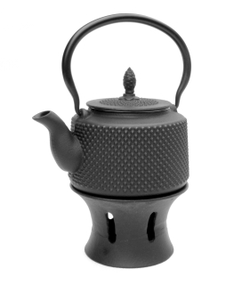 Čajník, kanvica na čaj - Liatinový ohrievač + orientálny infuzér 0,85 l