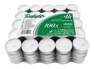 Nepotrebné ohrievače sviečok 100ks tealight