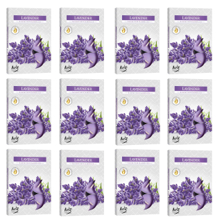 Paraffinová vôňa sviečka Lavender Bispol 72 ks.